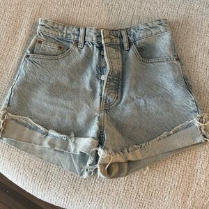 Zara Light Blue Jean Shorts